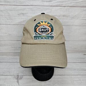 2007 Brut Sun Bowl Hat Tan Logo Embroidered College Football OSFA